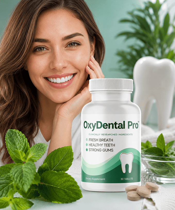 OxyDental Pro daily chewable tablet bottle